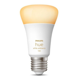 Bombilla led inteligente philips hue white ambiance a60/ casquillo e27/ 8w/ 1100 lúmenes/ 2200k-6500k/ precisa philips hue