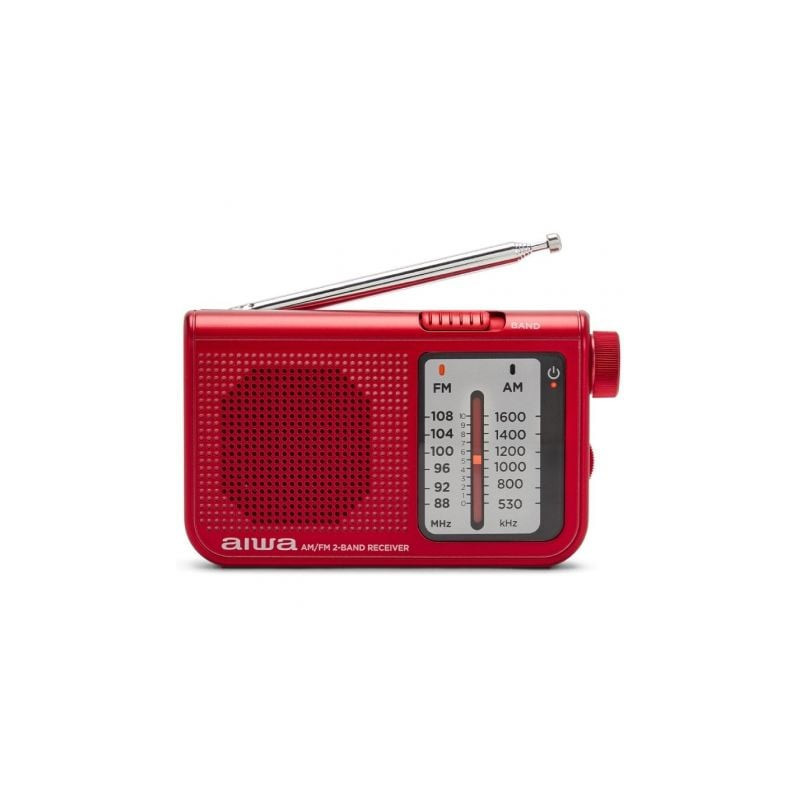 Radio portátil aiwa rs-55rd/ rojo