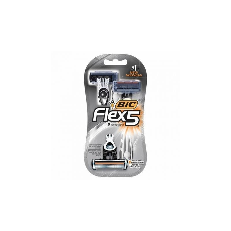 Cuchilla de afeitar bic flex 5/ 3 uds