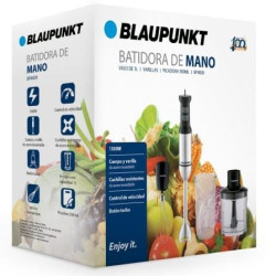 Batidora de mano blaupunkt bp4009/ 1500w/ capacidad 1l/ incluye varilla y picadora