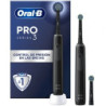 Cepillo dental braun oral-b series pro 3 3000/ incluye 4 recambios/ negro