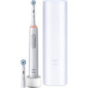 Cepillo dental braun oral-b vitality pro 3 3500/ incluye 2 recambios/ blanco