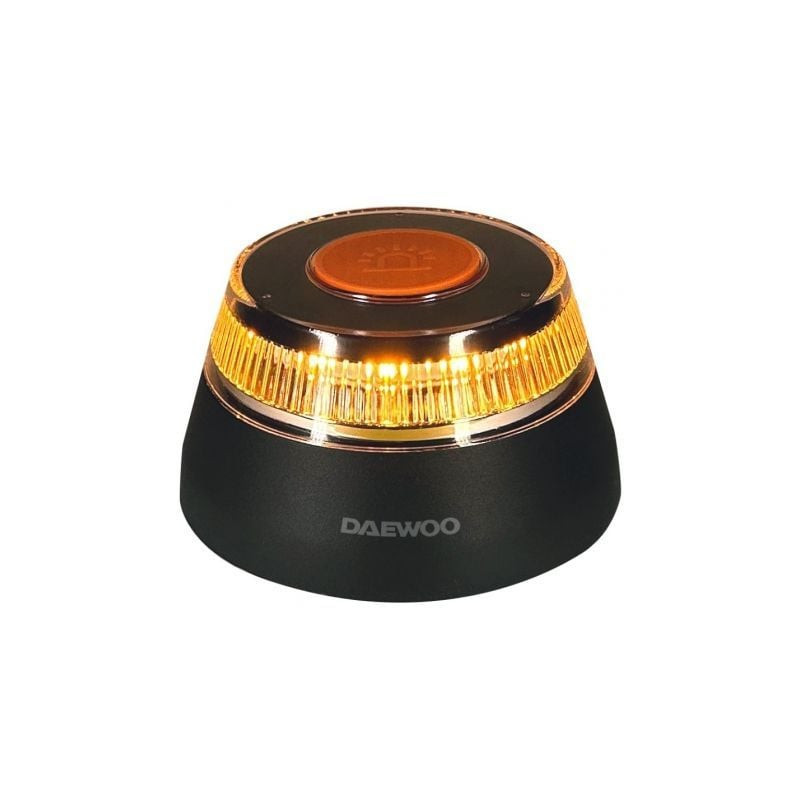 Luz de emergencia para coche daewoo dw5001 v16/ homologada/ base imantada/ geolocalizable/ funciona a pilas