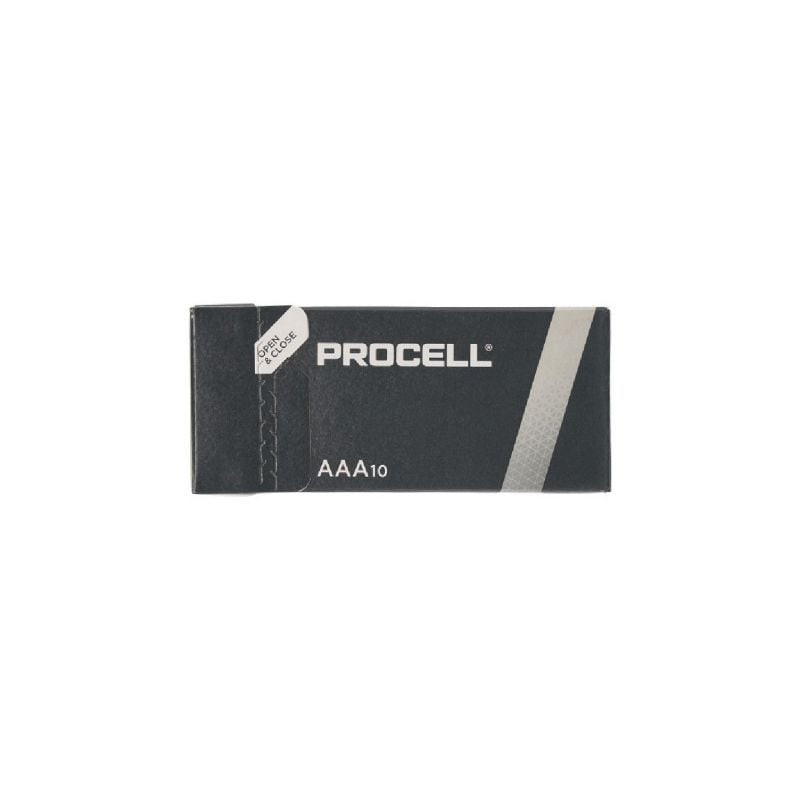 Pack de 10 pilas aaa l03 duracell procell id2400ipx10/ 1.5v/ alcalinas