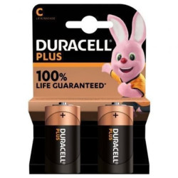 Pack de 2 pilas c duracell  lr14/ 1.5v/ alcalinas