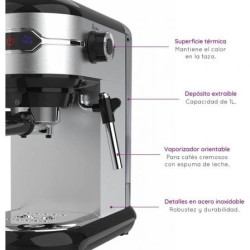 Cafetera expreso grunkel cafpresoh-20/ 1450w/ 20 bares