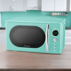 Microondas grunkel vintage mw-20azul/ 700w/ capacidad 20l/ verde