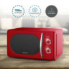 Microondas grunkel vintage mw-20rojo/ 700w/ capacidad 20l/ rojo