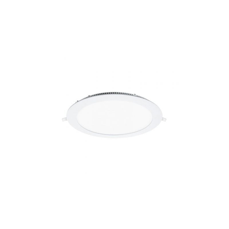 Downlight iglux ls-102118-cb v2/ circular/ 225 x 19mm/ potencia 18w/ 1540 lúmenes/ 3000k/ blanco