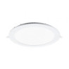 Downlight iglux ls-102118-cb v2/ circular/ 225 x 19mm/ potencia 18w/ 1540 lúmenes/ 3000k/ blanco