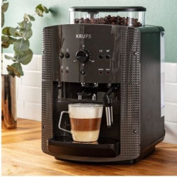 Cafetera expreso krups essential ea810b70/ 1450w/ 15 bares/ gris