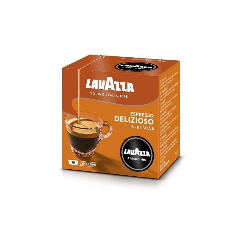 Cápsula lavazza deliziosamente para cafeteras a modo mio/ caja de 16