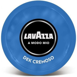 Cápsula lavazza cremosamente dek para cafeteras a modo mio/ caja 16