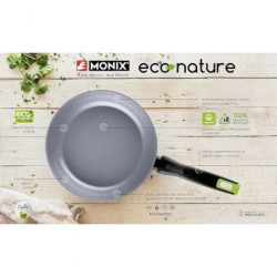 Sartén monix eco nature m261222/ 22cm/ aluminio forjado/ apta para inducción