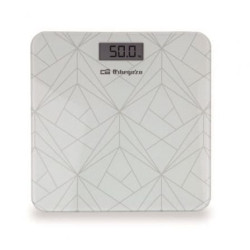 Báscula de baño orbegozo pb-2218 a/ hasta 180kg/ blanca