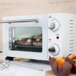 Horno de sobremesa orbegozo ho 975/ 800w/ capacidad 10l/ blanco