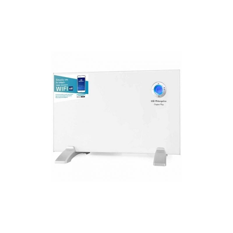 Panel calefactor radiante orbegozo rew 1000/ 1000w/ wifi