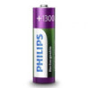 Pack de 4 pilas aa philips r6b4a130/10/ 1.2v/ recargables