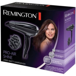 Secador remington pro-air shine 2300w/ iónico/ negro