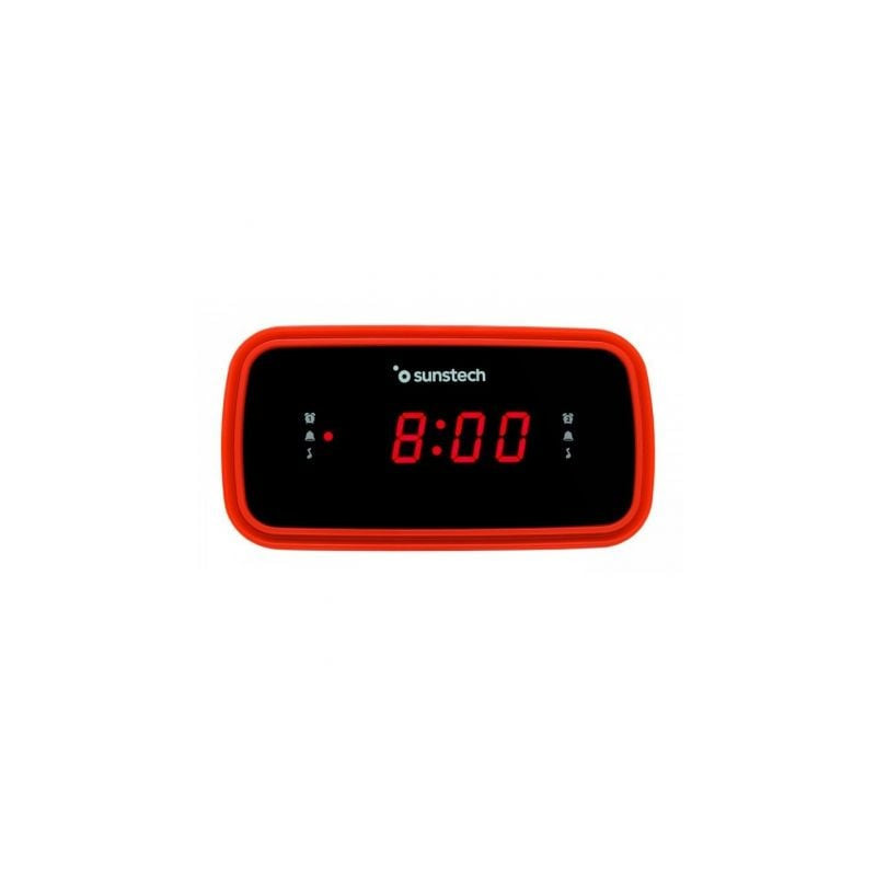 Despertador sunstech frd60rd/ radio fm