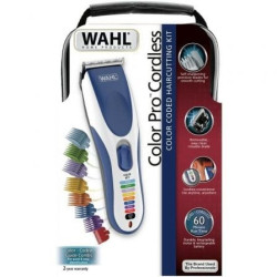 Cortapelos wahl color pro/ con batería/ 12 accesorios