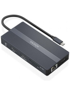 Aisens USB-C Dock 12 en 1 2xHDMI 1xDP RJ45 4xUSB