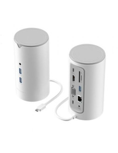 Docking USB Tipo-C Vention TPHWC/ 1xVGA/ 1xHDMI/ 3xUSB/ 1xUSB Tipo-C PD/ 1xUSB Tipo-C/ 1xRJ45/ 1xAudio/ 1xLector Tarjetas SD/ Bl