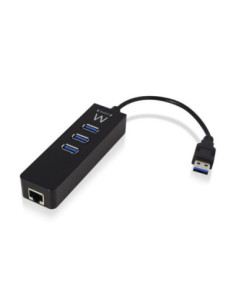 EWENT EW1140 Hub 3 puertos 3.1+ 1Gbps