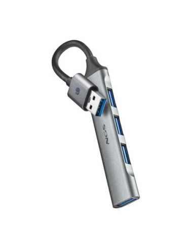 NGS HUB 4 PUERTOS USB: 1 X USB 3.2, 3 X USB 2.0