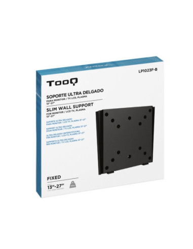 Tooq LP1023F-B Soporte TV 13"-27" Negro