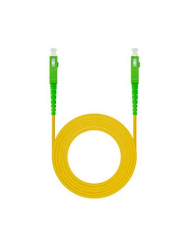 Nanocable Cable fibra SC/APC LSZH Amarillo 10m