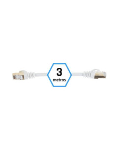 iggual Latiguillo CAT7 SFTP LSZH 3 metros blanco
