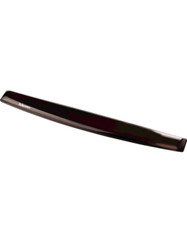 Fellowes Reposamuñecas teclado gel Crystal Negro