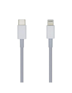 Aisens Cable Lightning-M a USB-C 2.0-M blanco 2.0m