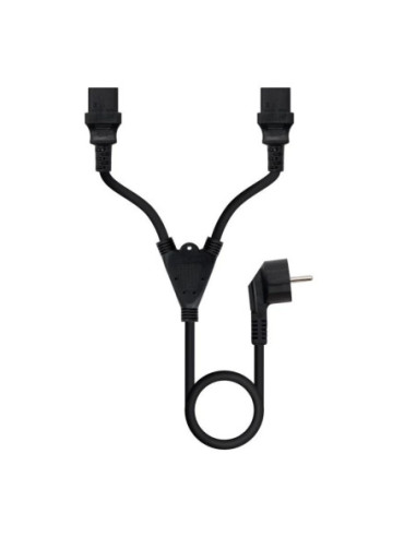 Nanocable Cable aliment. CEE7-M a 2xC13-H 3 m
