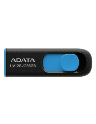ADATA Lapiz Usb UV128 256GB USB 3.2 Negro/Azul