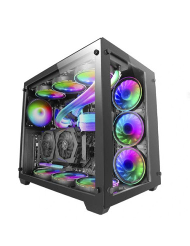 MARS GAMING Torre E-ATX MCV3 PREMIUM XXL BLACK