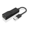 Adaptador usb 3.0 aisens a106-0766/ usb macho - rj45 hembra/ 15cm/ negro