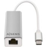 Adaptador usb tipo-c - rj45 aisens a109-0341/ 1000mbps/ usb tipo-c macho - rj45 hembra