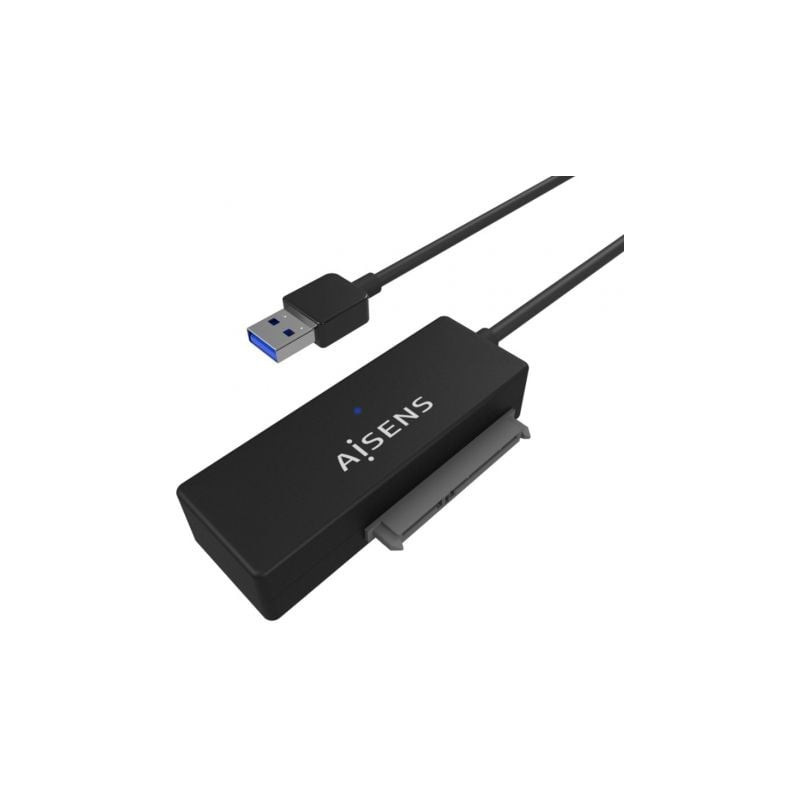 Adaptador para discos duros 2.5'/3.5' aisens ase-35a01b/ usb 3.0 - sata/ con alimentador