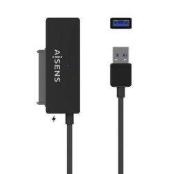 Adaptador para discos duros 2.5'/3.5' aisens ase-35a01b/ usb 3.0 - sata/ con alimentador