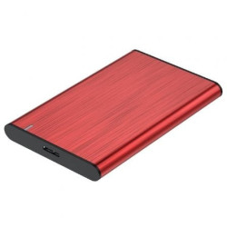 Caja externa para disco duro de 2.5' aisens ase-2525red/ usb 3.1/ sin tornillos