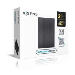 Caja externa para disco duro de 2.5' aisens ase-2532b/ usb 3.1 gen1