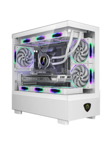 Keep Out Caja M-atx XC-301W 3FANS Usb3.0 White