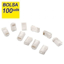 Conectores rj45 aisens a138-0292/ cat.5e/ 100 uds