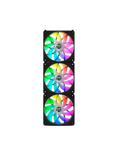 NOX HUMMER EASYLINK  ARGB FANS KIT NEGROS
