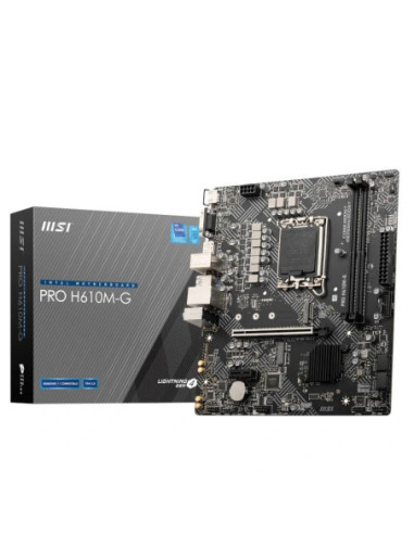 MSI Placa Base PRO H610M-G DDR5 mATX 1700