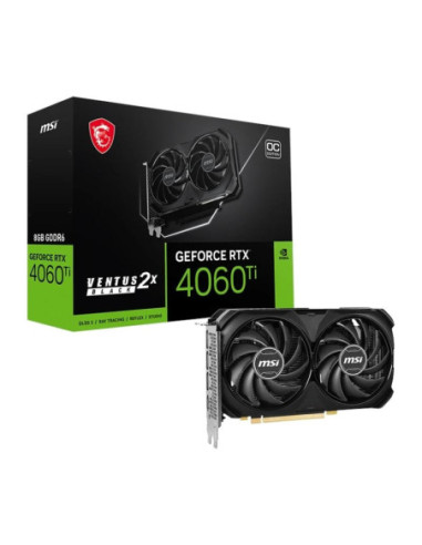 MSI VGA NVIDIA RTX 4060 Ti VENTUS 2X BLACK 8G OC