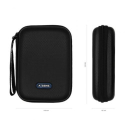 Funda para disco externo de 2.5' aisens asbg-001-bk/ negra