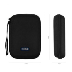 Funda para disco externo de 2.5' aisens asbg-003-bk/ negra